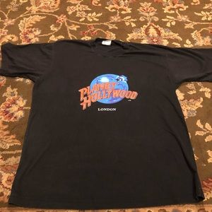 Vintage 90s Planet Hollywood London T Shirt